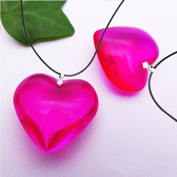 oly-2a24ec9610394c3cab159b94121eed84 Wholesale Rainbow Angel Halo Heart Pendant Necklace Geometric Alloy Artificial Crystal Fashion Jewelry Accessory for Casual or Party Wear