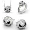 oly-2a2d51a6997eb70736ae2b4974e983a9 Wholesale Oil Drip Skull Demon Jewelry Set Fashion Accessory Gift