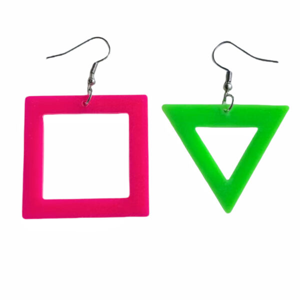 oly-2a772fc56375566486656e317c008e9b Wholesale Acrylic Geometric Earrings Retro Style Mixed Colors Handmade Party Jewelry Gift Resale