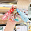 Wholesale Oil Filled Mahjong Keychain, Acrylic Bag Charm, Stylish Gift for Keys and Bags