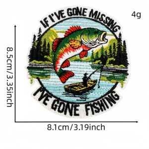 Fishing theme cloth sticker 9 #
