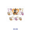 Wholesale 8pcs Cute Anthropomorphic Animal Fantasy Character Birthday Text Botanical Decor Mini Cup Keychain Sticker OLY Exclusive