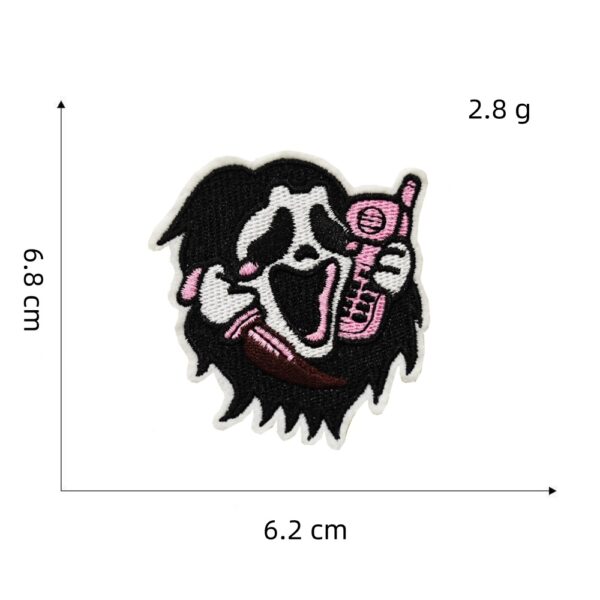 oly-2aed8de81a9ac2adfea971c09b37207e Wholesale Punk Skull Embroidered Patch Decorative Iron On Applique for Clothing DIY Fashion Accessory Gift