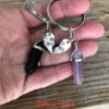 Wholesale European Style Crystal Keychain Key Ring Fashion Accessory for Boutique Resale