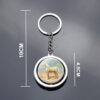 oly-2b1031fac69d386d3b3c2909371dee18 Wholesale Metal Horse Keychain Stress Relief Rotating Key Ring Gift Boutique Resale Car Key Accessory