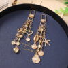 Wholesale Ocean Beach Themed Resin Keychain with Shell and Starfish Beads Boutique Resale Accessory
