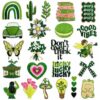 Wholesale Polyester Iron-On Embroidered Patch Forest Fairy Green Macaron DIY Accessory