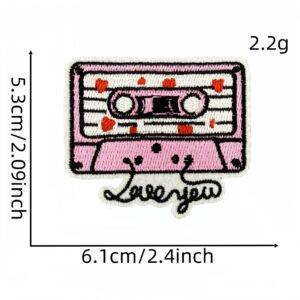 Pink holiday cloth stickers 14 #