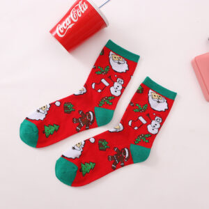 Red Gingerbread and Santa Claus
