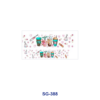Wholesale 8pcs Dreamy Pastel Butterfly 3oz Tumbler Stickers Wrap
