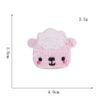 Wholesale Polyester Embroidery Patches Cute Rabbit Frog Animal Designs for Women's Clothing Decoration