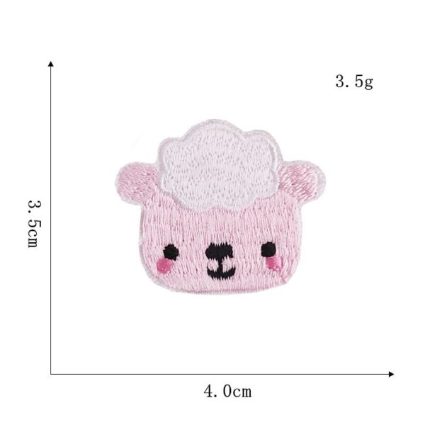 Wholesale Polyester Embroidery Patches Cute Rabbit Frog Animal Designs for Women's Clothing Decoration