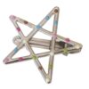 Wholesale Y2K Colorful Polka Dot Silver Metal Hair Clip Trendy Fashion Accessory for Everyday Styling