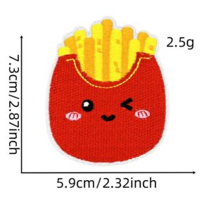 Hamburger ice cream cloth sticker 11#