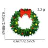 Wholesale Polyester Thread Christmas Cloth Stickers Santa Snowman Reindeer Decorative Patches Home Decor