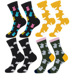 Wholesale Cotton Women's Cartoon Rabbit Pattern Socks Winter Party Gift