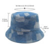 oly-2ba9f0a890882500997d4910900622c2 Wholesale Navy Blue Denim Fisherman Hat Sun Hat Casual Outdoor for Women Men