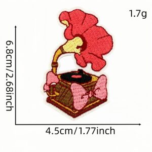 Pink series cloth stickers 7 #