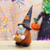 Wholesale Halloween Cloth Gnome Figurine Faceless Old Man Holding Pumpkin Home Decor Accent