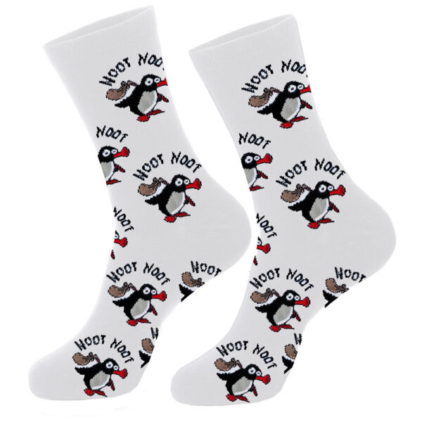oly-2be488f95b1e2ef535a87e0bd03c0960 Wholesale Cartoon Penguin Pattern Socks Casual Everyday Unisex Socks For Resale