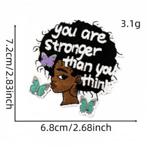 Black girl cloth stickers 16#
