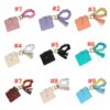 Wholesale European Style Geometric PU Leather Wristlet Keychain Wallet Fashion Accessory for Women