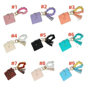 oly-2c14309183dbe4af828fd3a76e3bb3a2 Wholesale European Style Geometric PU Leather Wristlet Keychain Wallet Fashion Accessory for Women