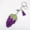 oly-2c1ad0eda90ed2852dfa4f981b5e50ad Wholesale Rhinestone Grape Fruit Keychain Zinc Alloy Car Key Accessory Bag Charm
