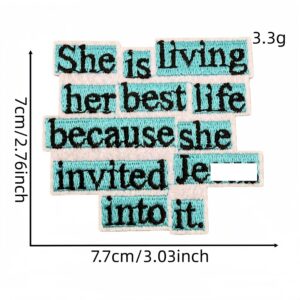 English cloth stickers 6 #