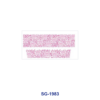 Wholesale 8pcs Butterfly Floral & Letter Graphic Pattern 3oz Cup Stickers Wrap OLY Exclusive