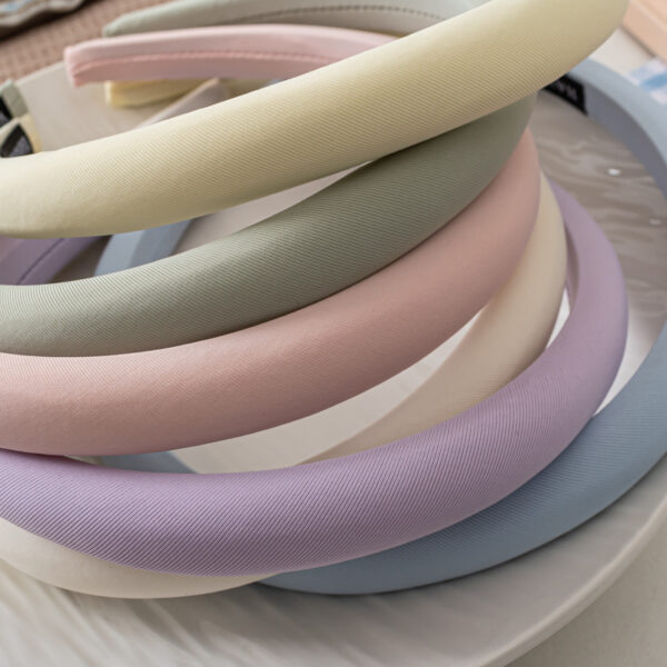 oly-2c40fd6d4a9a10edcd32b44808e1ff90 Wholesale Korean Style Dopamine Hair Hoop Narrow Sponge Headband Fashion Hair Accessory Boutique Resale