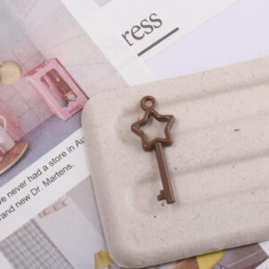 Five-pointed star key-dark coffee