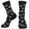 Wholesale Love Pattern Mid Calf Socks for Women Cotton Blend Knit Gift for Everyday Use