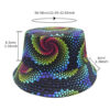 Wholesale Colorful Tie Dye Double Sided Bucket Hat Sun Protection Fashion Everyday Hat