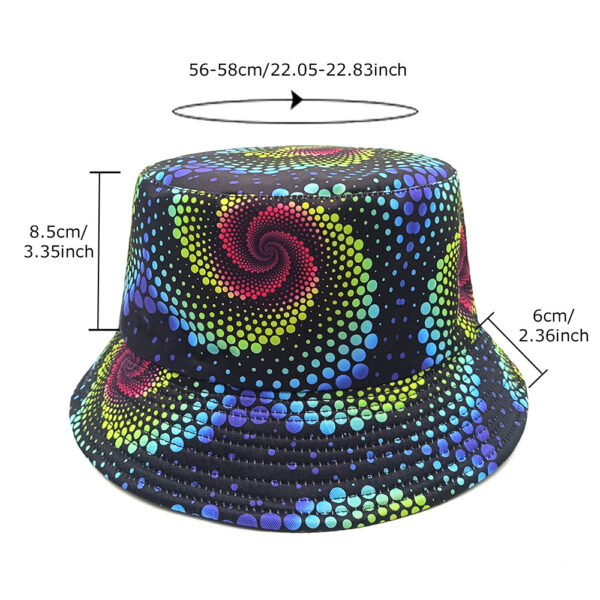 Wholesale Colorful Tie Dye Double Sided Bucket Hat Sun Protection Fashion Everyday Hat