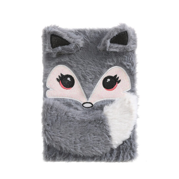 Wholesale Plush A5 Diary Notebook with Cute Rabbit Design Cartoon Student Journal