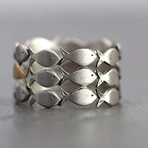oly-2ccdc912cb4ee7ae272913d725ecb392 Wholesale Goldfish Open Ring Fashion Jewelry Accessory Gift