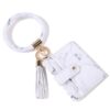 Wholesale American Country Style PU Leather Tassel Bracelet Keychain Card Holder Fashion Accessory Gift for Everyday Wear