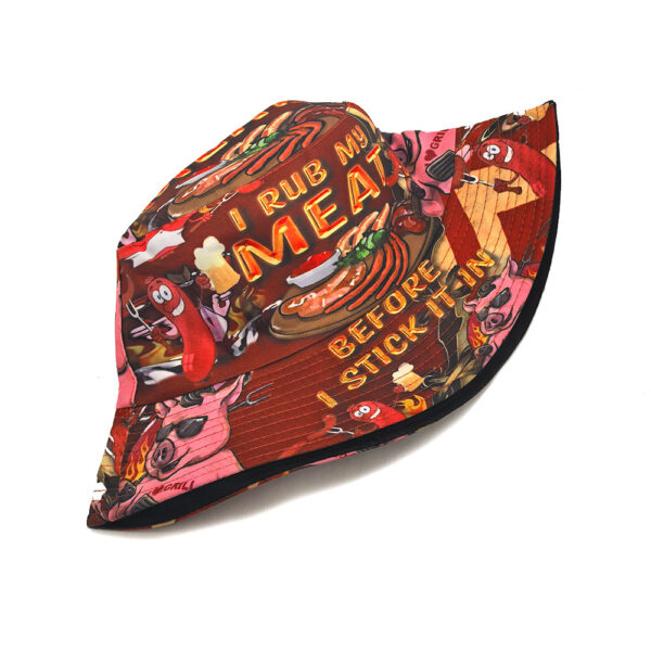 Wholesale Chic Reversible Pig Pattern Bucket Hat Sun Protection Fashion Accessory for Resale