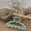 oly-2d0816d923be9e365ab3e7bdea184625 Wholesale Retro Turquoise Oval Hair Claw Clip Fashion Accessory for Women Boutique Resale
