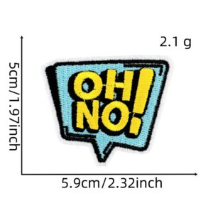 English word cloth stickers 12#