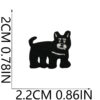 Wholesale Trendy Animal Embroidery Patch Polyester Thread Decorative Accent for Clothing Bag