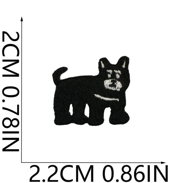Wholesale Trendy Animal Embroidery Patch Polyester Thread Decorative Accent for Clothing Bag
