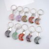 oly-2d27a36adbe99509395aa4685e7d53ab Wholesale Natural Stone Moon Keychain Bag Charm Pastoral Style Women's Gift