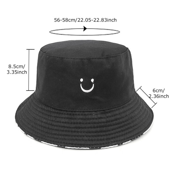 Wholesale Cow Pattern Double Sided Fisherman Hat Sun Hat for Casual Outdoor Use