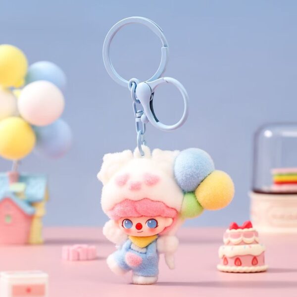 Wholesale Flexible Rubber Cute Cartoon Doll Keychain Backpack Pendant Gift