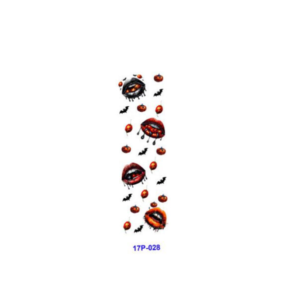 oly-2d7d75d6721344cb3108a5399c5d13e5 Wholesale 2/8/16pcs UV DTF Stickers Lips Halloween Floral Elements Packs of Suitable for Pens and Bookmarks