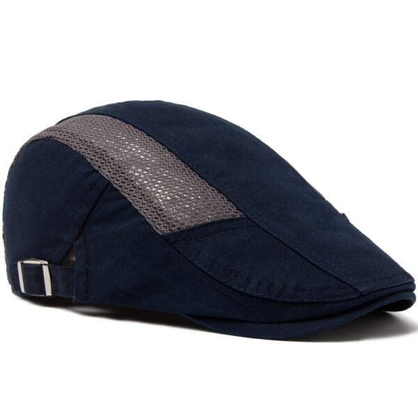 Wholesale Stylish Men's Mesh Beret Hat Adjustable Cotton Sun Hat for Everyday Use