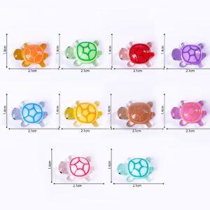 [extra small size] turtle/10 styles equally divided / 30 types of luminous cartoon turtles