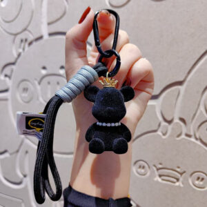 Flocked crown violent bear (set) - black